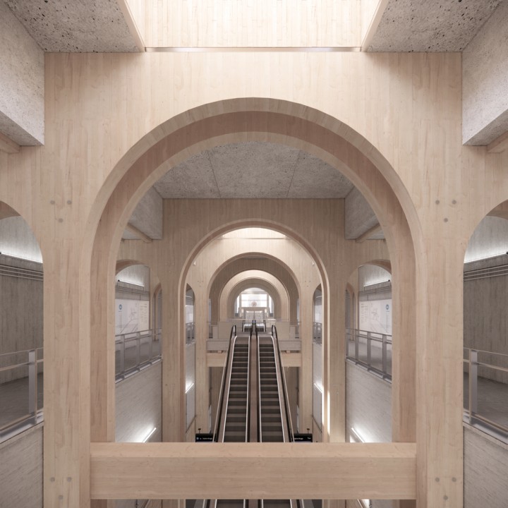 JAJA Architects'in Yeni İklim Dostu Metro İstasyonları