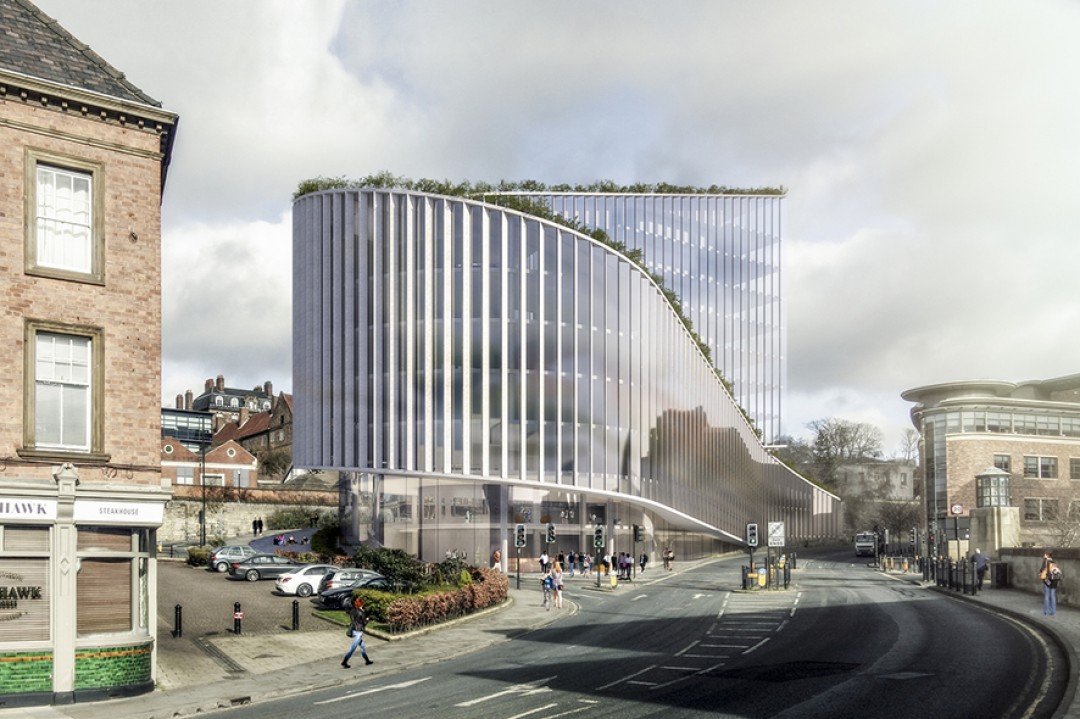 Köprülerden ve Tepelerden İlham Alan Ofis Yapısı