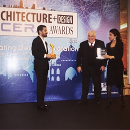 Hakan Demirel'e “The Golden Emerging Architects” Ödülü