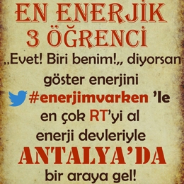 En Enerjik Üç Öğrenci Aranıyor
