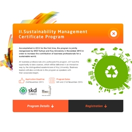 ​SKD ve Koç Üniversitesi, Sürdürülebilirlik Yönetimi Sertifika Programı’nın İkincisini Başlatıyor