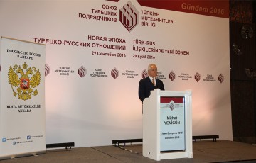 Türkiye Müteahhitler Birliği Rusya Büyükelçisi'ni Ağırladı