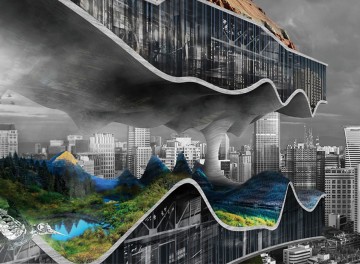 Fütüristik Dikey Fabrika