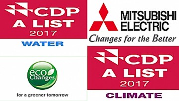 Mitsubishi Electric, CDP’nin İklim ve Su Kategorilerinde A Listesine Girdi