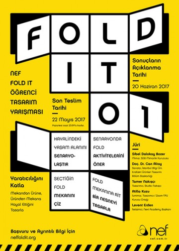 Nef’ten Öğrenciler İçin Tasarım Yarışması:  Fold It. Yaratıcılığını Katla!