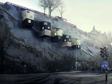 Yamaç Yüzeyinde Kutu Yerleşimi