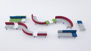 Meydanlardan Esinlenen Esnek Oturma Sistemi : PIAZZA