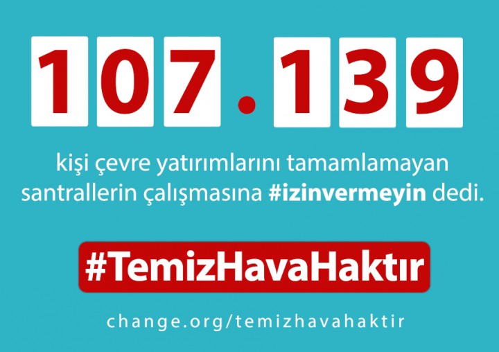 107 Bin İmza Temiz Hava Hakkı İçin Mecliste