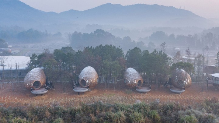 Çin’de Tohum Formunda Ormanlık Otel