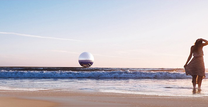 Santa Monica'da Enerji Üreten Bir Küre :The Clear Orb