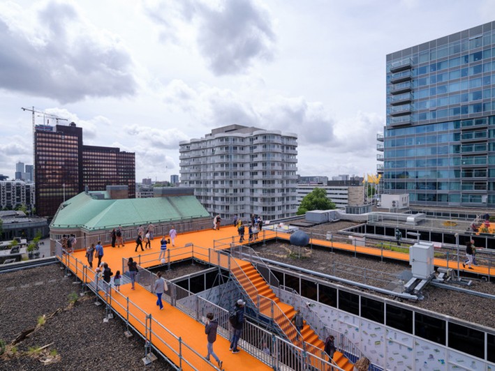 MVRDV'nin Rotterdam Çatı Yürüyüşü Halka Açıldı