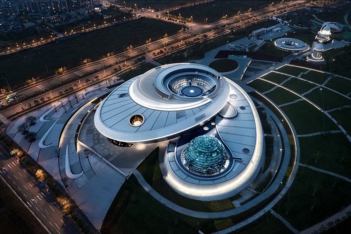 Uzayı Dünya'ya Taşıyan Şanghay Astronomi Müzesi