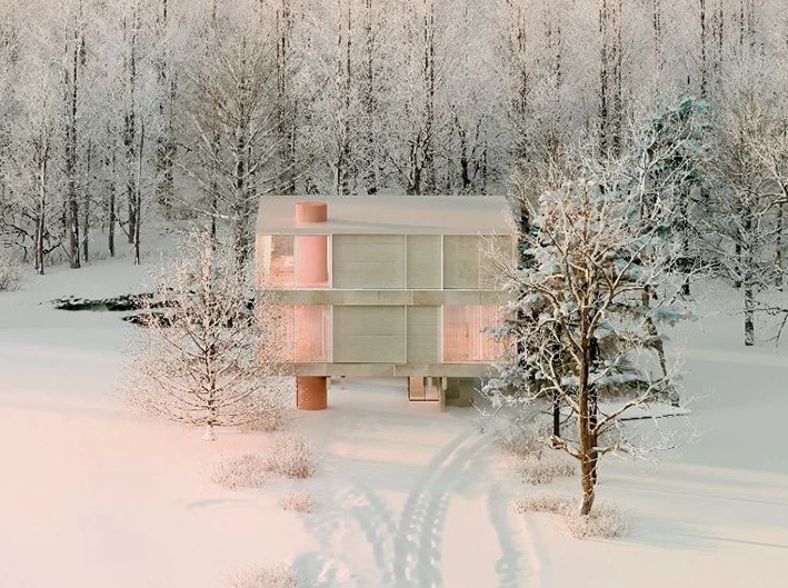 Metaverse'de Bir Kış Cenneti: Reisinger'ın Kış Evi