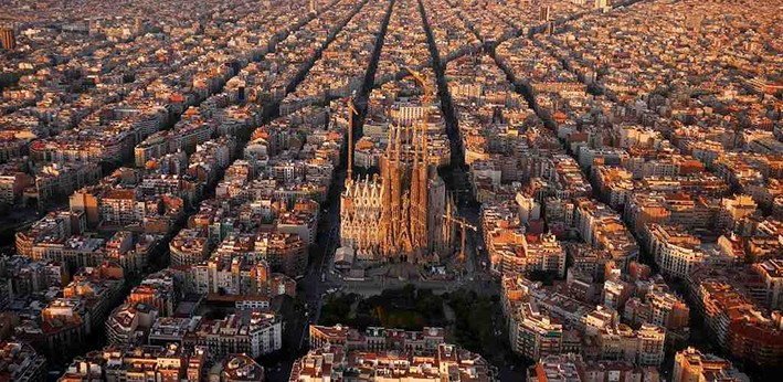 Barselona'daki La Sagrada Familia Bazilikası