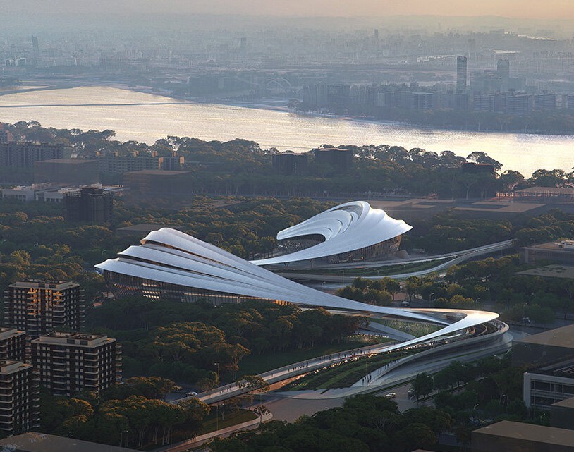 Jinghe New City Kültür ve Sanat Merkezi Jinghe New City Kültür ve Sanat Merkezi