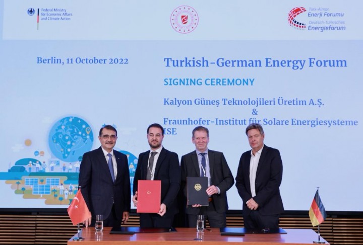 Kalyon Enerji ile Fraunhofer Enstitüsü Güneş Enerjisi Teknolojileri İçin İş Birliği Yaptı