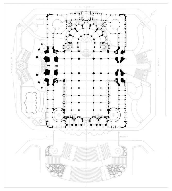 Barselona'daki La Sagrada Familia Bazilikası