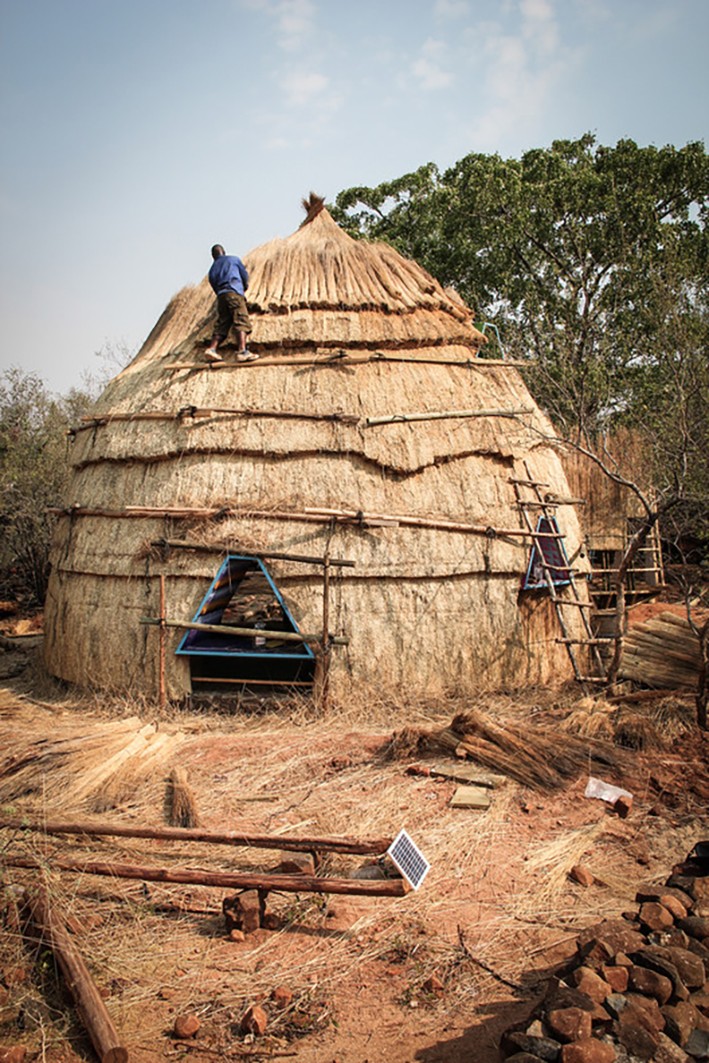 Thatched roofing example