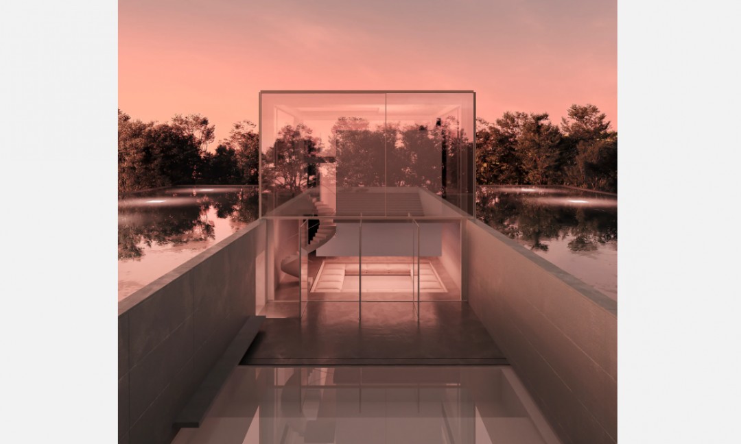 Andrés Reisinger cam kutuya benzeyen ev tasarımı
