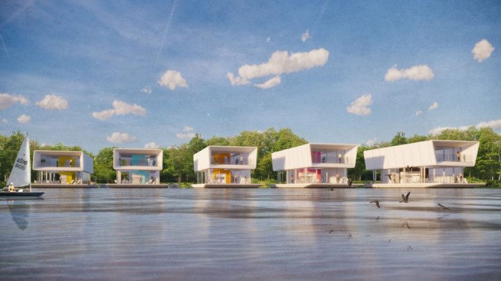 Grimshaw Architects Uygun Fiyatlı Yüzen Evler Tasarlıyor