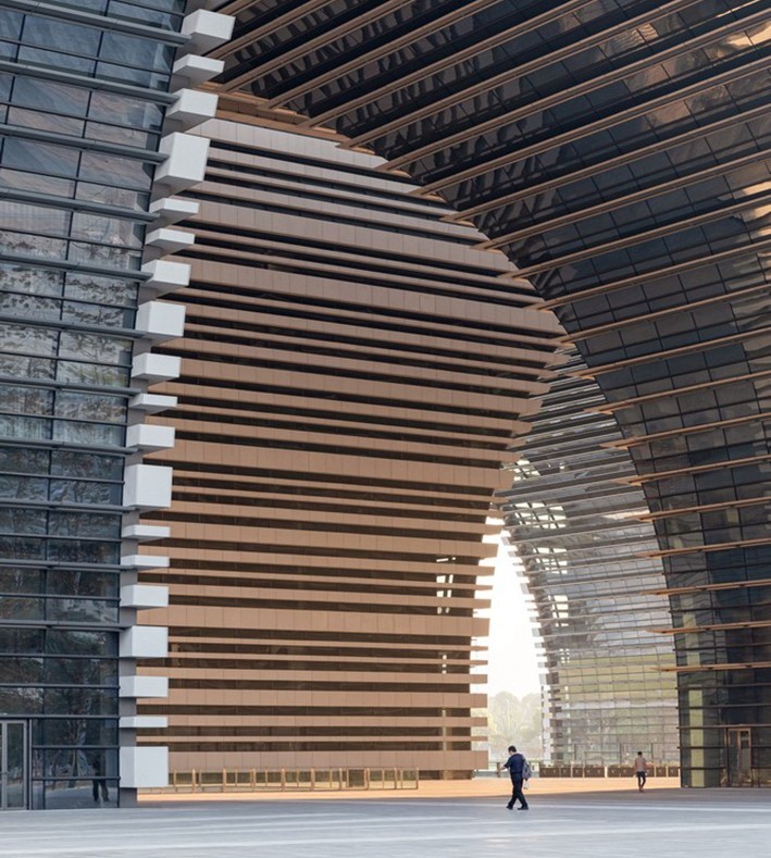 Çin'de Devasa Bir Yapı: Changzhou Kültür Ve Sanat Merkezi