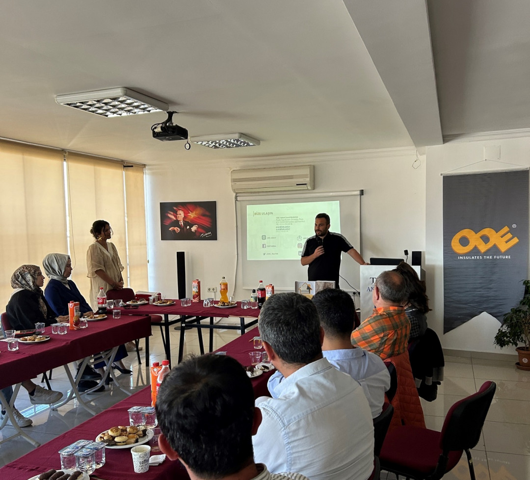 ODE Yalıtım’dan Çorum’daki Mimarlara  Su ve Ses Yalıtımı Eğitimi