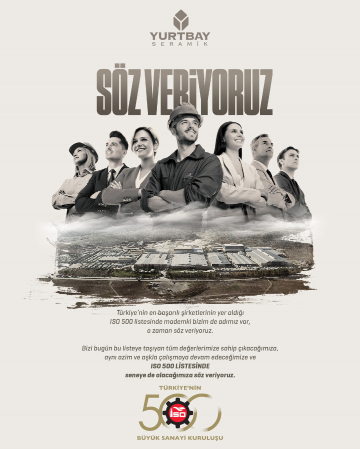 Yurtbay Seramik, İSO 500 Listesinde