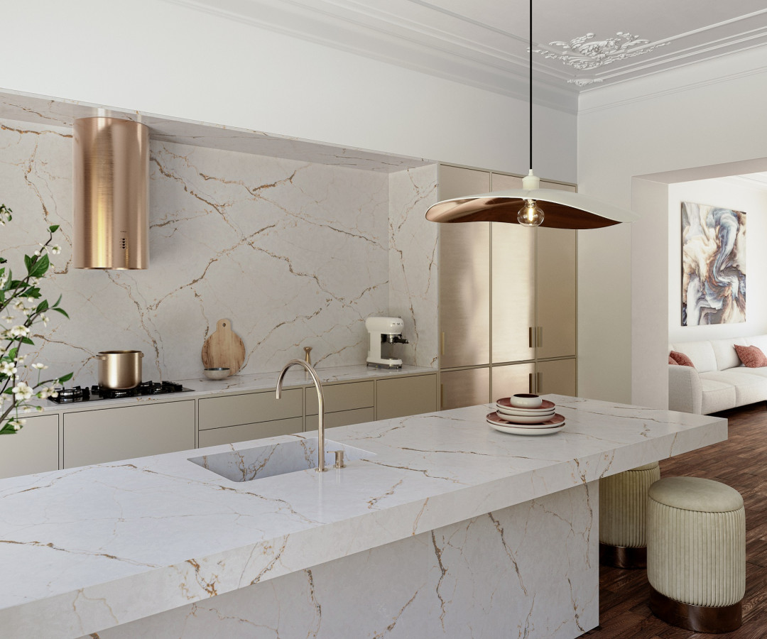 Silestone Le Chic koleksiyonu - Versailles Ivory Silestone Le Chic koleksiyonu - Versailles Ivory