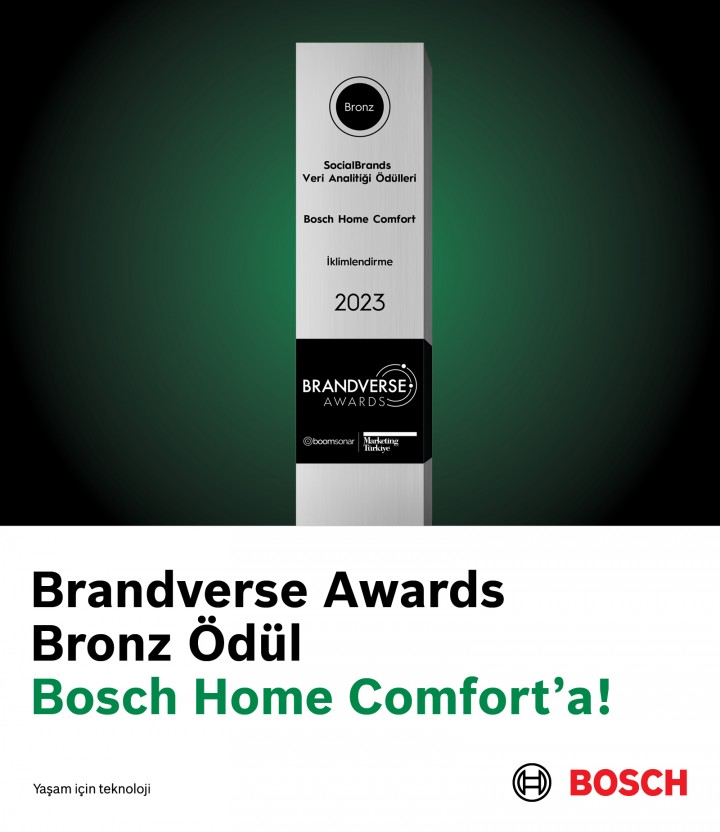 Bosch Home Comfort Group’a Brandverse Awards’ta Bronz Ödül