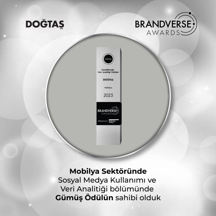 Brandverse Awards'ta Doğtaş'a Gümüş Ödül!