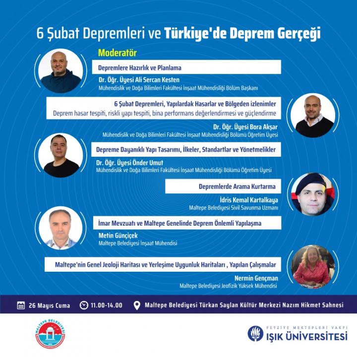 Maltepe'de Deprem Paneli