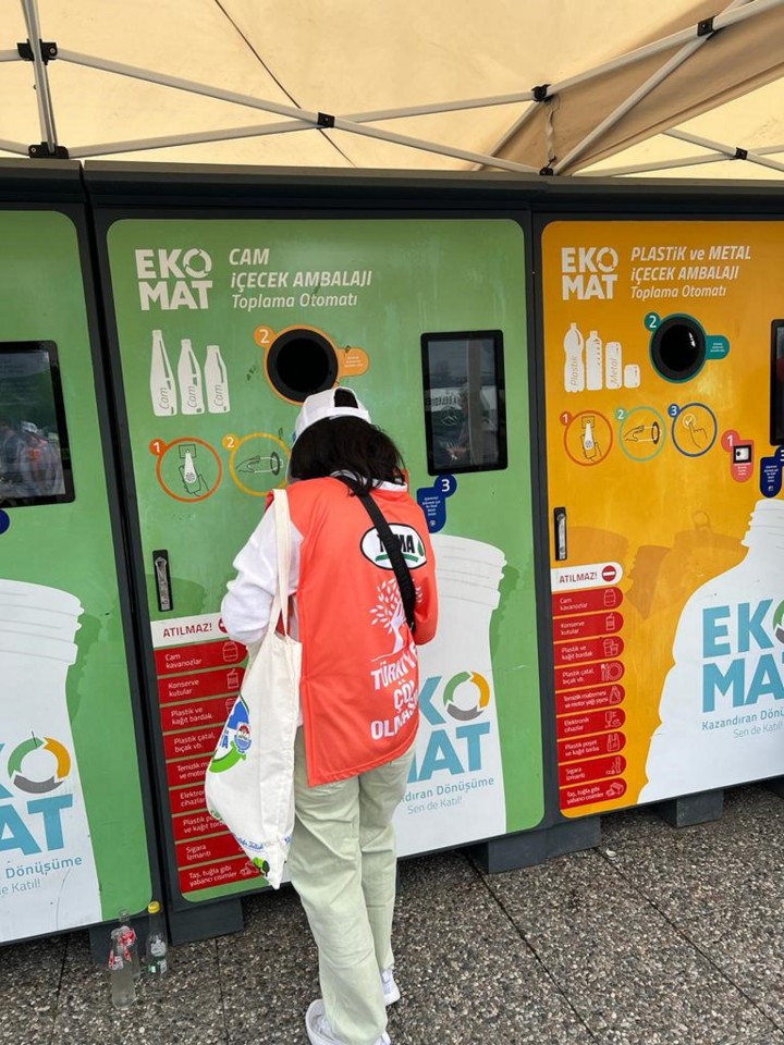 EKOMAT Projesi ile 1 yılda 1,6 Milyon Atık