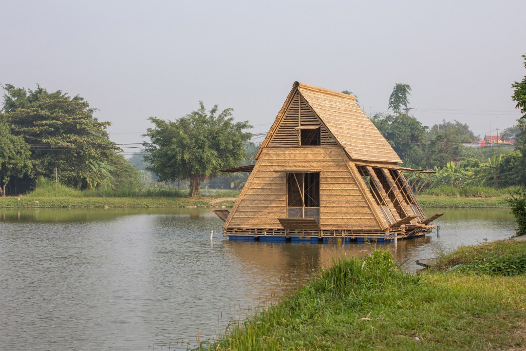 Floating Bamboo House Floating Bamboo House