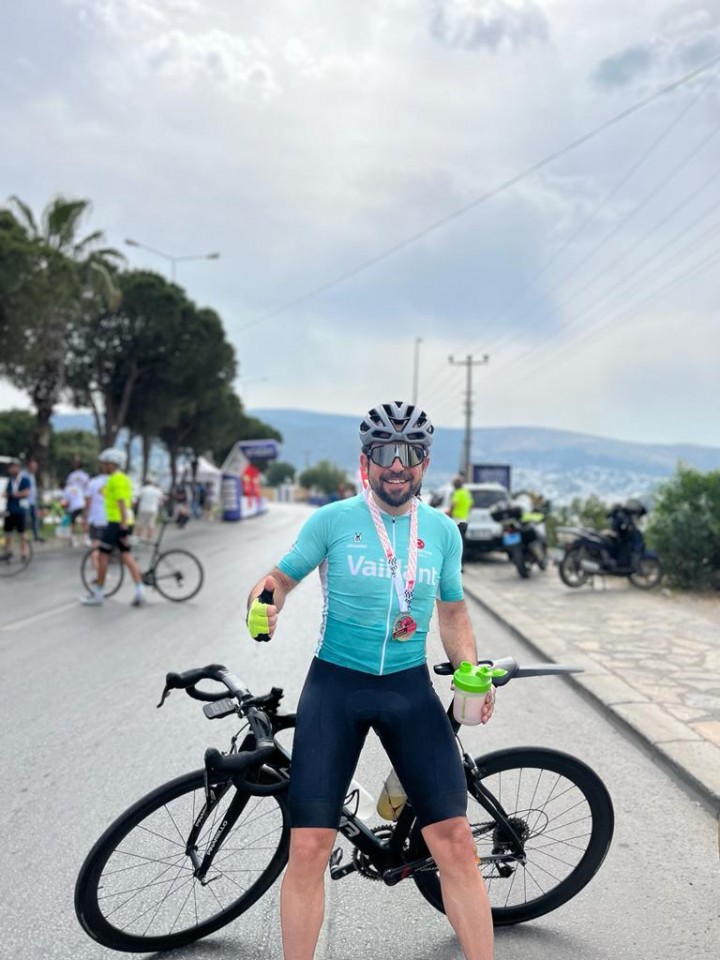 Vaillant Türkiye Bisikletçisi Melih Beyhan   Gran Fondo’da Madalya Kazandı