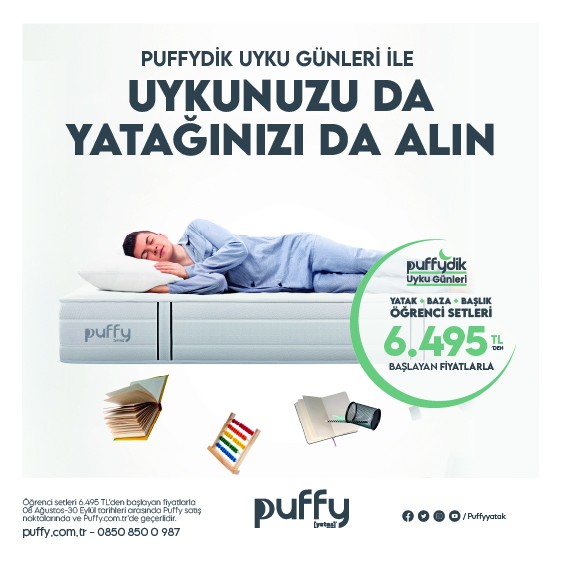 Puffy’den Gülben Ergen’li “Puffy’dik Uyku Günleri”   Kampanyası Reklam Filmi