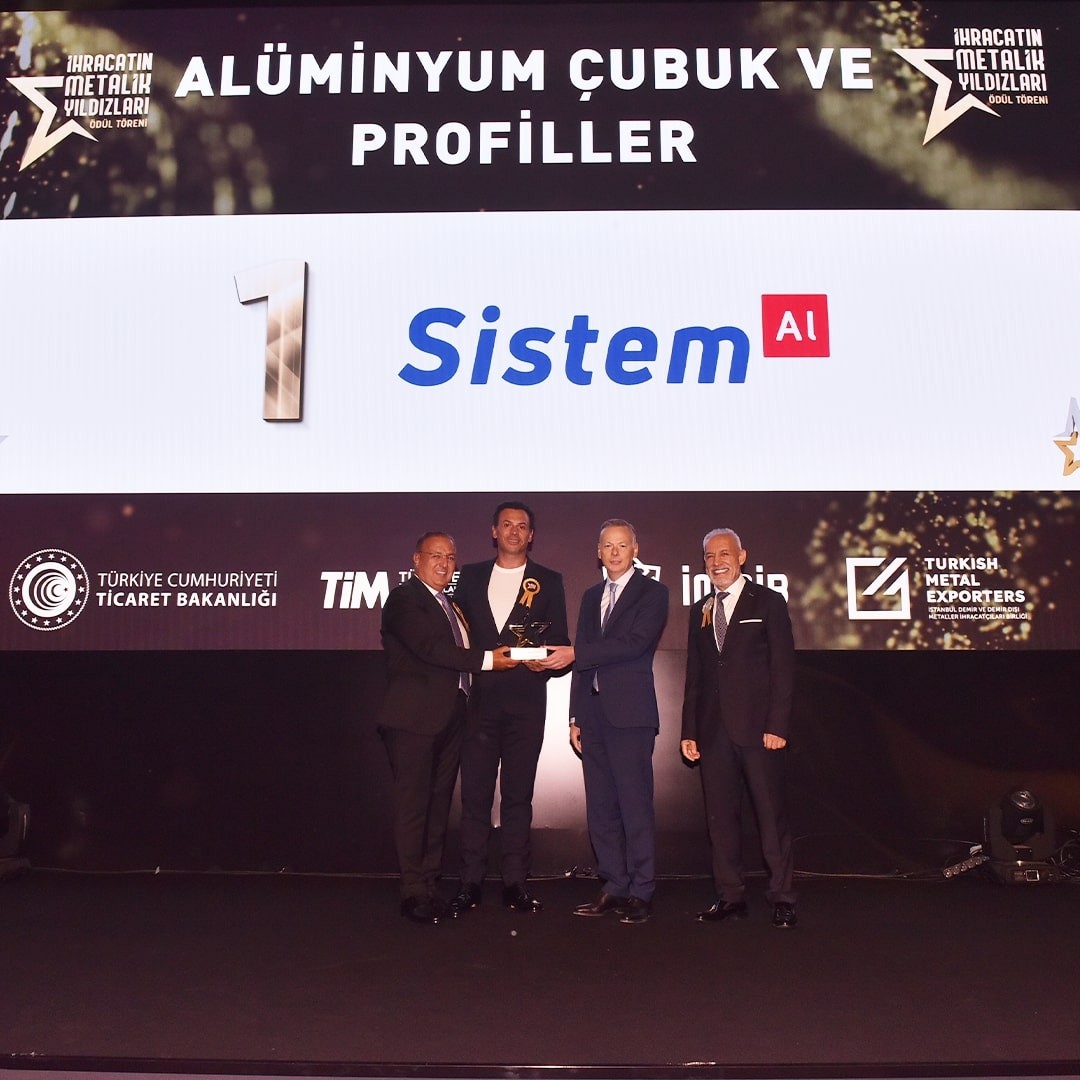 Sistem Alüminyum İhracatın Metalik Yıldızı Ödülü