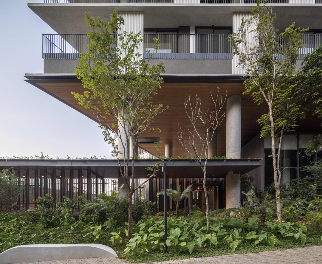 Sürdürülebilir Tasarlanmış Tropikal Metropol Kulesi Sürdürülebilir Tasarlanmış Tropikal Metropol Kulesi