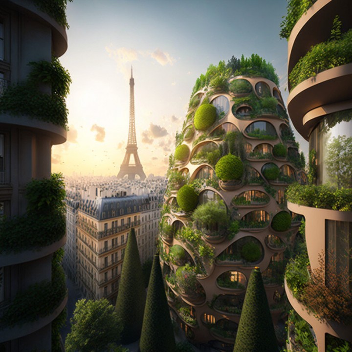 Vincent Callebaut Paris Mimarisini Yeşil Olarak Tasarlıyor