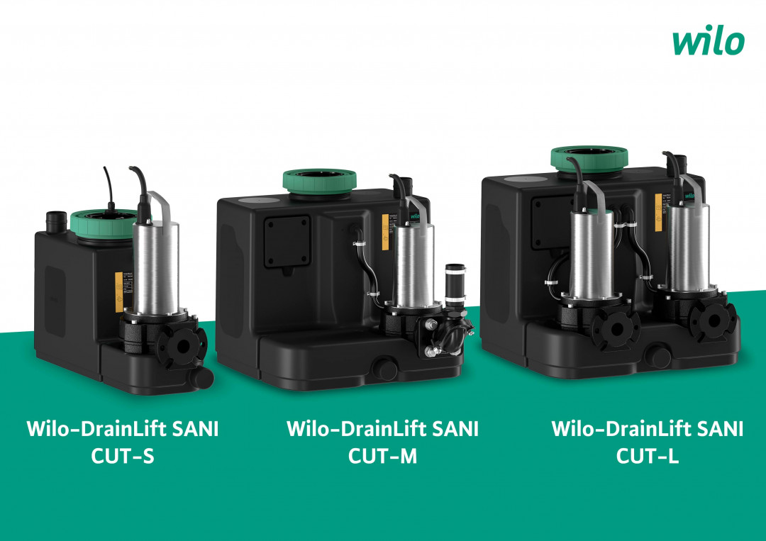 Wilo DrainLift SANI CUT-S/M/L serisi