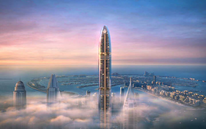 Dubai'deki Gökdelen Bütünsel ve Lüks Yaşam Arasında Köprü Kuruyor