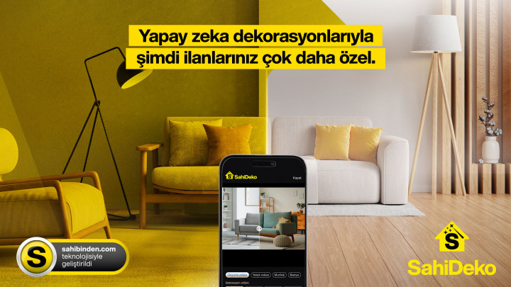 SahiDeko ile Yapay Zekâ Destekli Dekorasyon Dönemi!