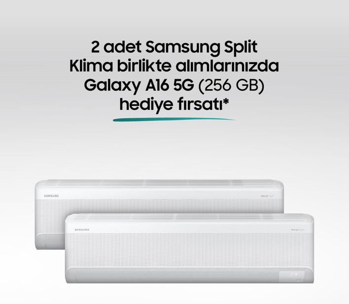 Samsung Split Klimalarda Hediye Fırsatı!