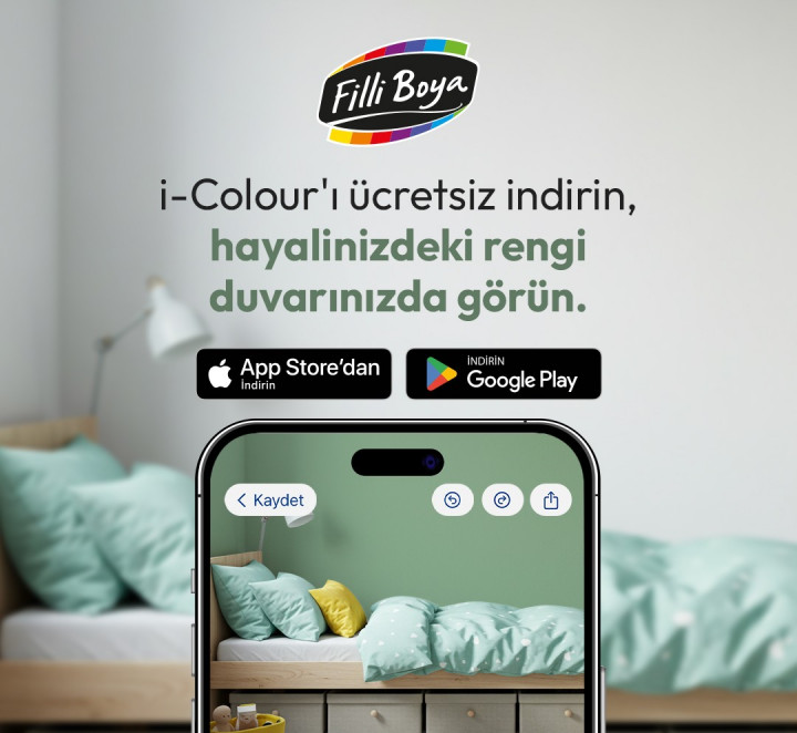 Hayalindeki Renk Filli Boya i-Colour ile Cebinde!