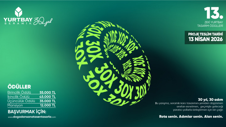 “30X” Temasıyla Zeki Yurtbay Tasarım Ödülleri Başlıyor