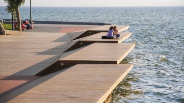 Amerikan Sert Ağaç Uygulamaları 4: Bostanlı Yaya Köprüsü ve Gün Batımı Terası