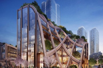 Bitkilerle Donatılmış, Devasa Bir Çardak Görünümü