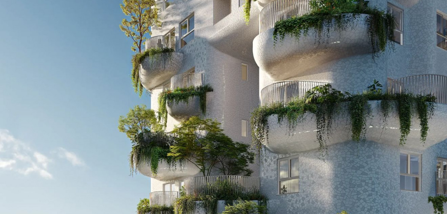 Taichung’da Doğayla İç İçe Yeni Konut Kulesi: “The Island”